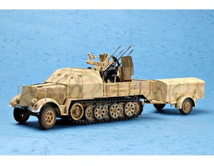 Trumpeter 01524 German 2cm Flakvierling 38 auf Selbstfahrlafette 1/35 – zdjęcie 2