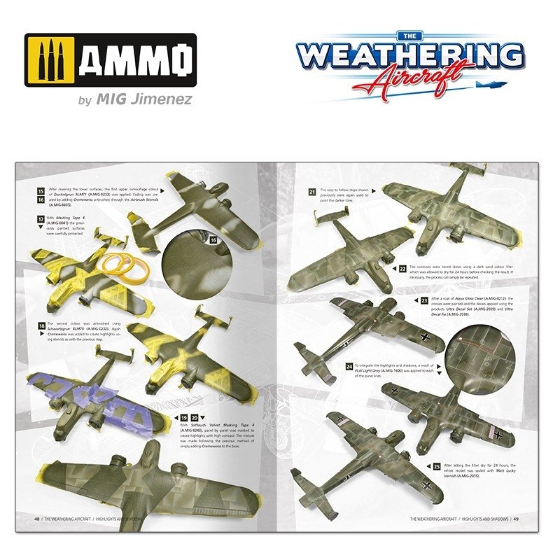 Ammo of Mig 5222 The Weathering Aircraft N 22. HIGHLIGHTS AND SHADOWS (English) – zdjęcie 6