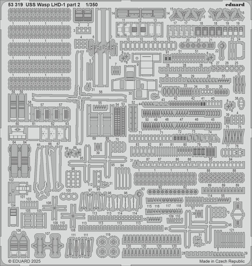 Eduard BIG5376 USS Wasp LHD-1 PART 1 TRUMPETER 1/350 – image 2