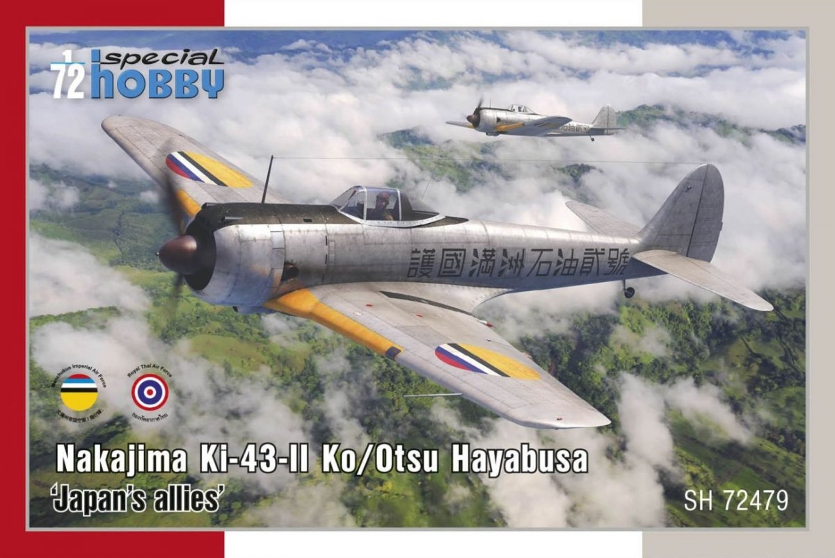 Special Hobby 72479 Nakajima Ki-43-II Ko/Otsu Hayabusa ‘Japan&amp;#39;s allies’ 1/72