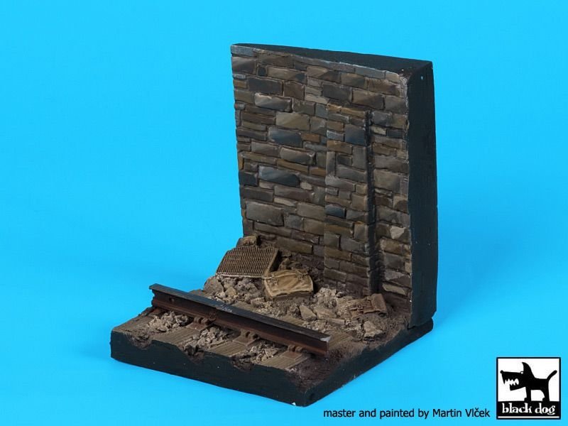 Black Dog D35098 Wall with rail base 1/35 – image 4