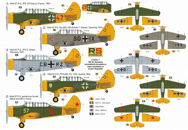 RS Models 92228 NAA-57 P-2 Luftwaffe services 1/72 – zdjęcie 2