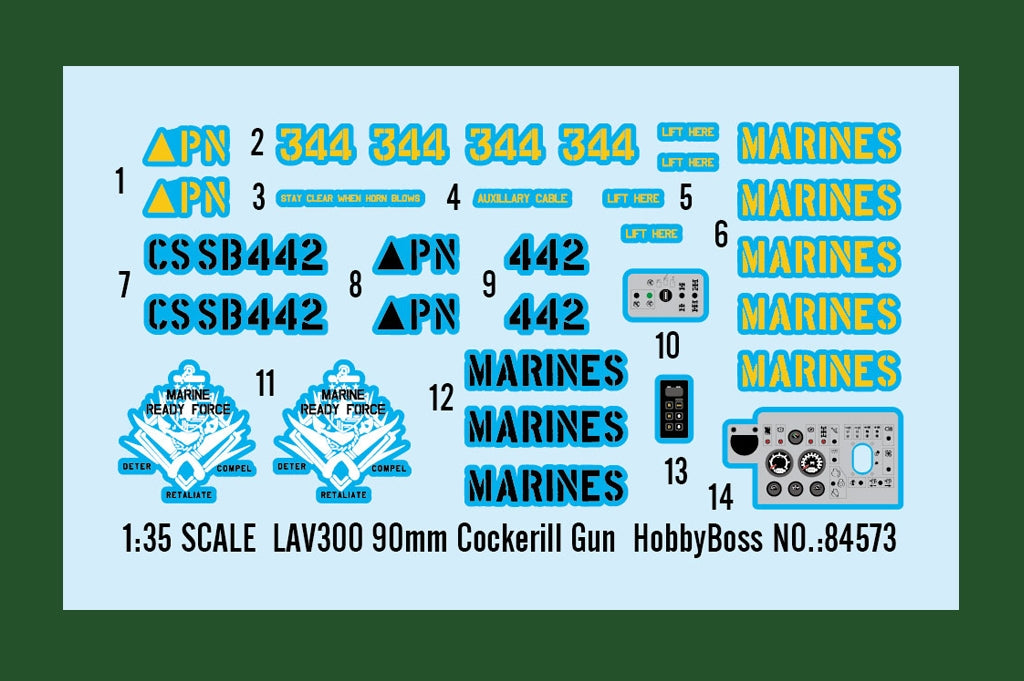 Hobby Boss 84573 LAV300 90mm Cockerill Gun 1/35 – zdjęcie 3