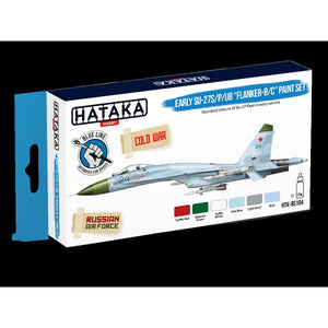 Hataka HTK-BS104 Early Su-27S/P/UB &amp;quot;Flanker-B/C&amp;quot; paint set (6x17ml)