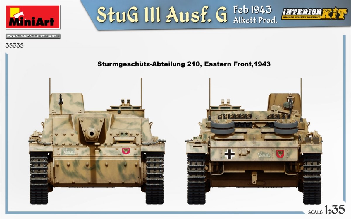 MiniArt 35335 StuG III Ausf. G Feb 1943 Alkett Prod. INTERIOR KIT 1/35 – image 4