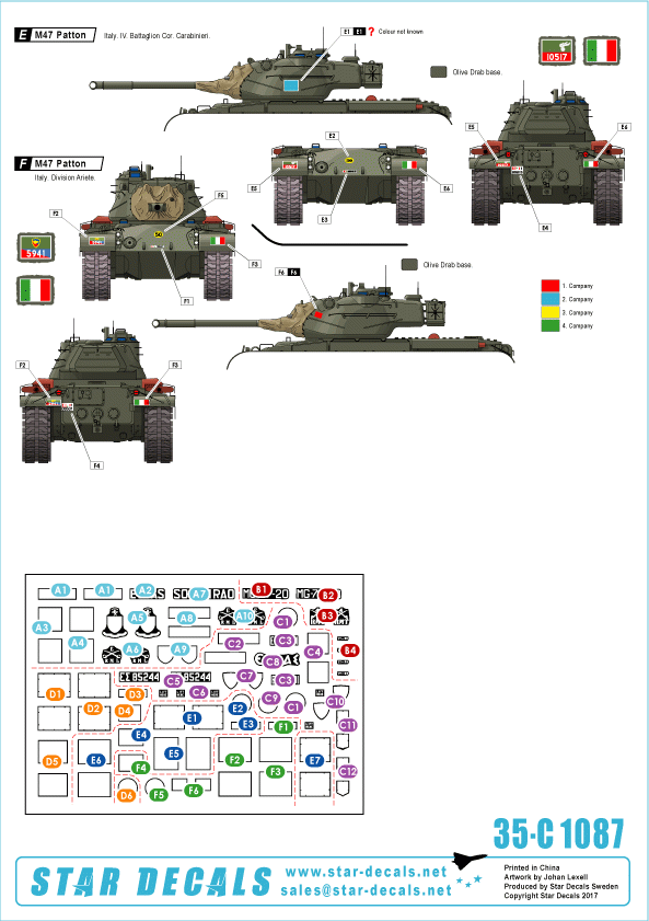 Star Decals 35-C1087 M47 Patton 3 1/35 – zdjęcie 2