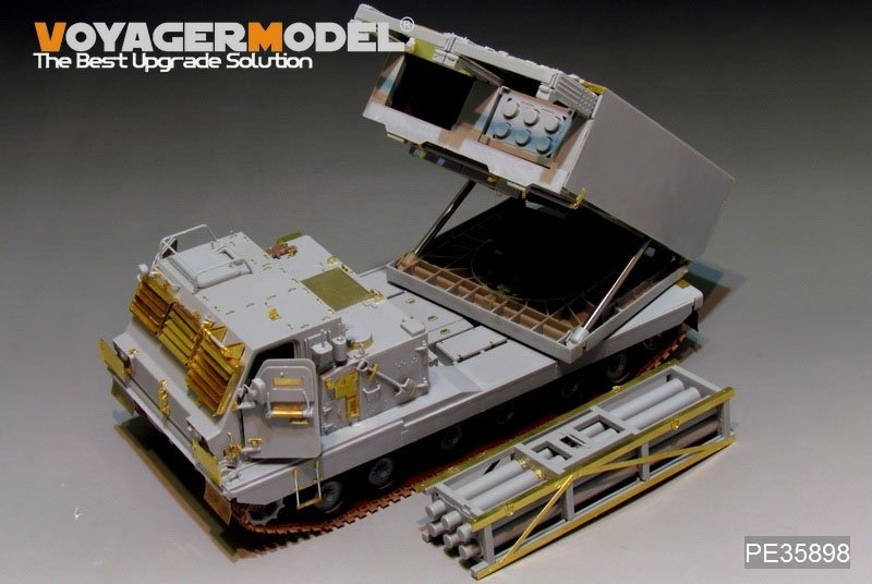 Voyager Model PE35898 Modern US M270A1 Mittlere Artillerie Racketen System Basic for TRUMPETER 1/35 – zdjęcie 2