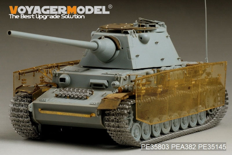 Voyager Model PE35803 WWII German Pz.Kpfw.IV Ausf.J (mit Panther F turret) For DRAGON 6824 1/35 – zdjęcie 9
