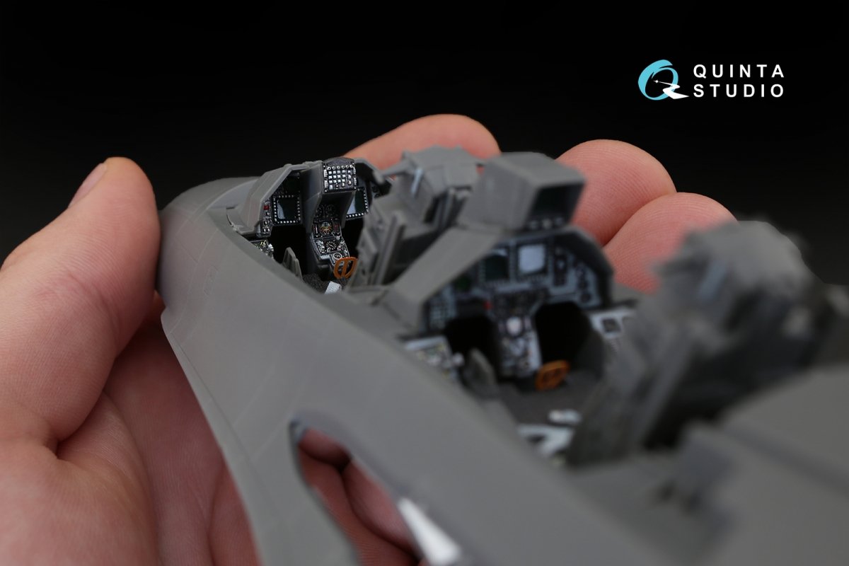 Quinta Studio QD32023 F-16D 3D-Printed &amp;amp; coloured Interior on decal paper (for Academy kit) 1/32 – zdjęcie 5