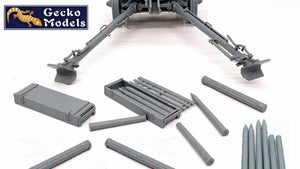 Gecko Models 16GM0014 German 7,5 cm Pak 40 Ammo Boxes w/Shells Set 1/16 – zdjęcie 3