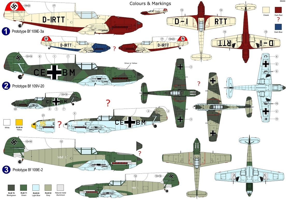 AZ Model AZ7690 Bf 109E-2/3/V-20 1/72 – zdjęcie 2