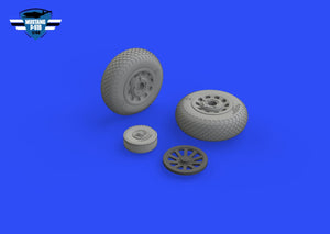 Eduard 648988 P-51B / C wheels cross tread EDUARD 1/48 – zdjęcie 3