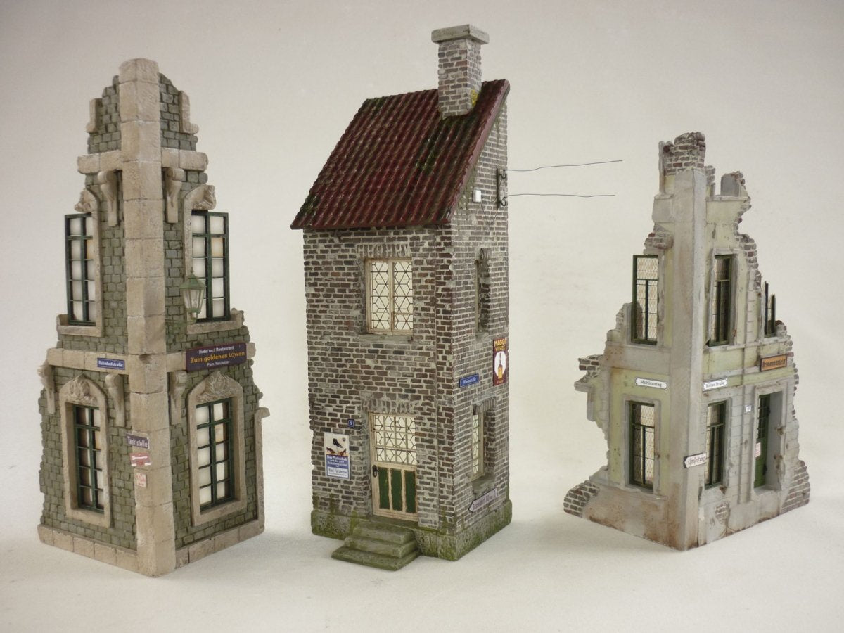 RT-Diorama 35255 Corner Buildings (3pcs.) 1/35 – image 8