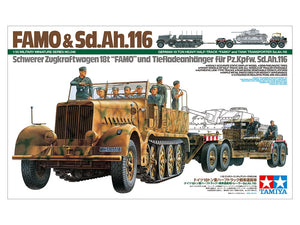 Tamiya 35246 German 18 Ton Heavy Half-Track &amp;quot;Famo&amp;quot; and Tank Transporter Sd.Ah.116 1/35 – image 2