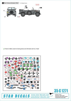 Star Decals 35-C1271 Balkan WW2 # 2 1/35 – zdjęcie 2