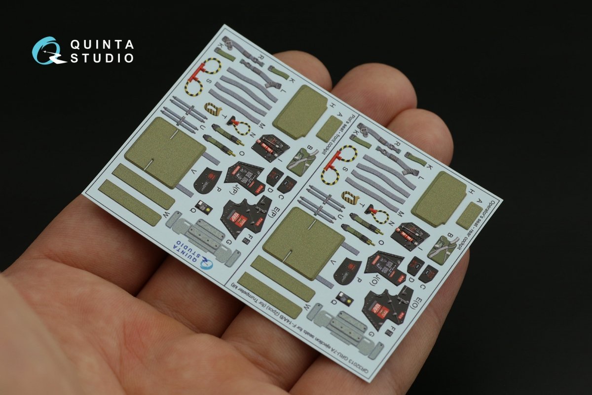 Quinta Studio QR32013 GRU-7A ejection seats F-14A/B (2 pcs) ( Trumpeter ) 1/32 – image 9