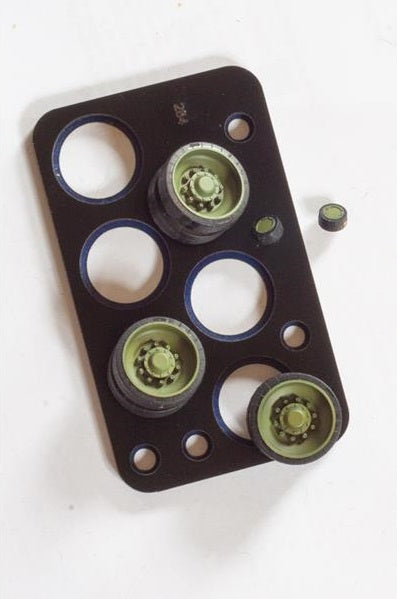 QuickWheel QW-284 T-80 Wheels Paint Mask (For RFM) 1/35 – zdjęcie 2
