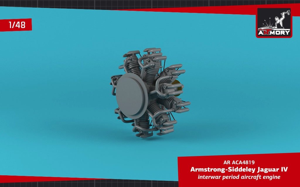 Armory Models ACA4819 A.S. Jaguar-IV aircraft engine 1/48 – immagine 5