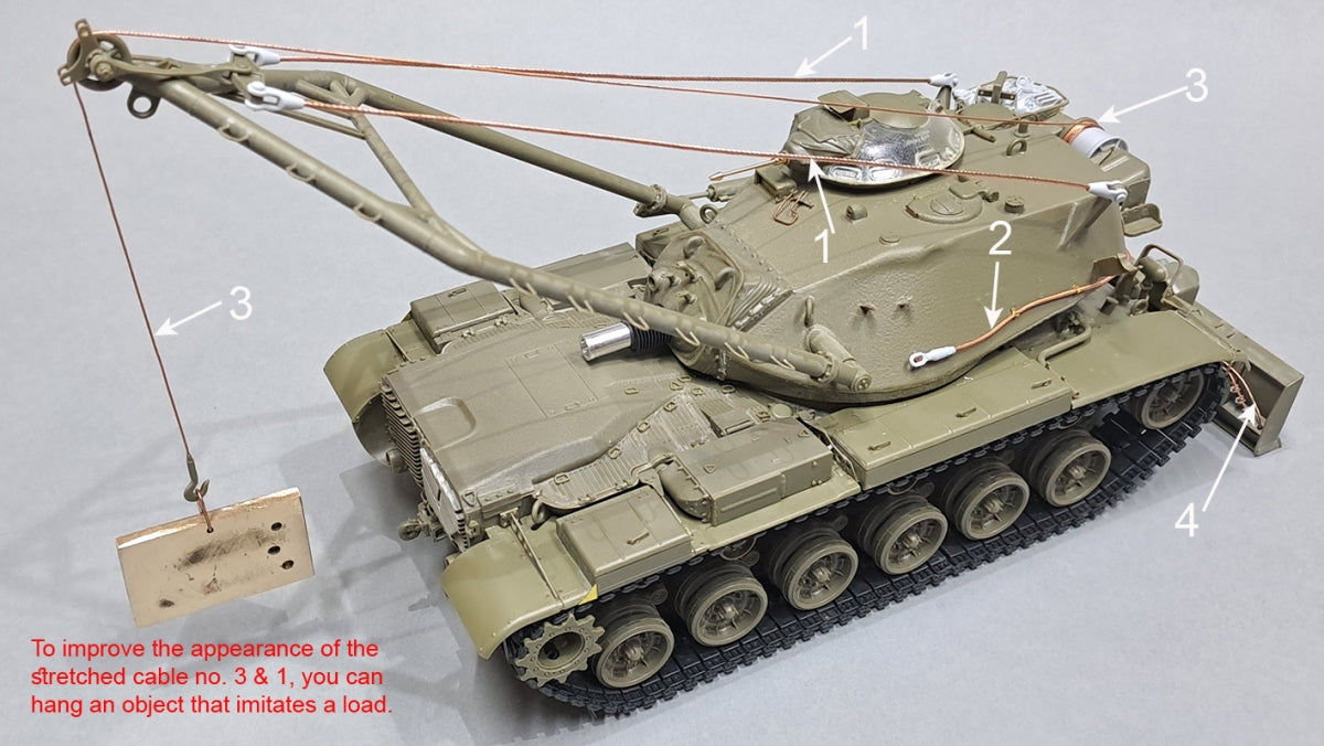 Eureka XXL ER-3572 Zestaw waloryzacyjny do M728 Combat Engineer Vehicle dopasowany do AFV Club 35254 / Upgrade kit for the M728 Combat Engineer Vehicle fit to AFV Club 35254 1/35 – zdjęcie 6