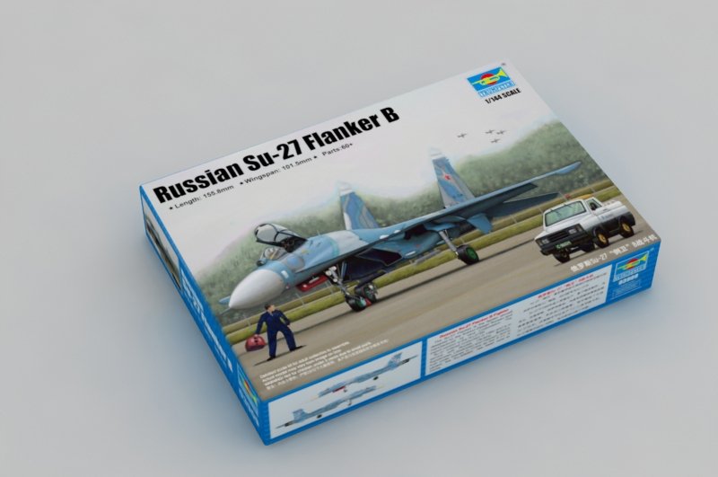 Trumpeter 03909 Russian Su-27 Flanker B 1/144 – zdjęcie 2