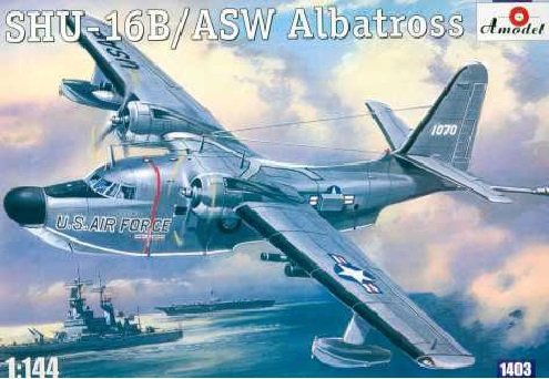A-Model 01403 Grumman HU-16B/ASW Albatros USAF Twin-Engined Anti-Submarine-Warfare Amphibian 1/144