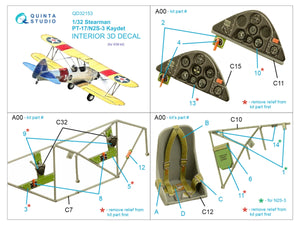 Quinta Studio QD32153 Pt-17/N2S-3 Kaydet 3D-Printed coloured Interior on decal paper (ICM) 1/32 – Bild 2