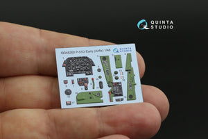 Quinta Studio QD48260 P-51D Early 3D-Printed &amp;amp; coloured Interior on decal paper ( Airfix ) 1/48 – zdjęcie 9