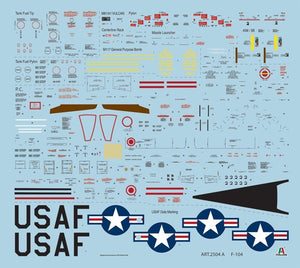 Italeri 2504 F - 104 A/C STARFIGHTER 1/32 – image 3