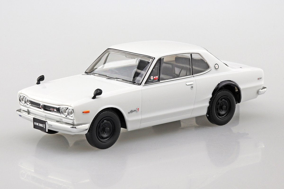 Aoshima 05883 Nissan Skyline 2000 GT-R (White) 1/32 – zdjęcie 2