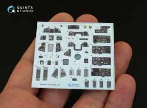 Quinta Studio QD48070 F-14D 3D-Printed &amp;amp; coloured Interior on decal paper (for Tamiya kit) 1/48 – Bild 2