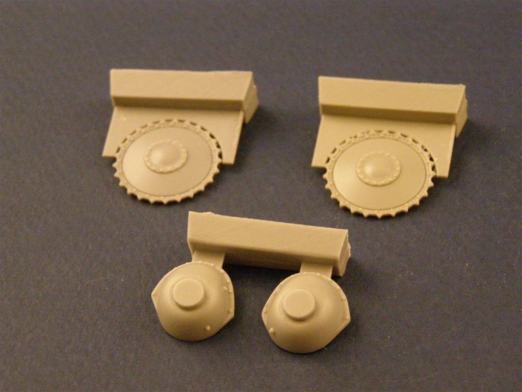 Panzer Art RE35-033 Drive wheels with transmission for Panzer II tank 1/35 – zdjęcie 2