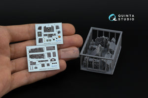 Quinta Studio QDS+48486 F-4N Phantom II 3D-Printed &amp;amp; coloured Interior on decal paper (Academy) (Small version) (with 3D-printed resin parts) 1/48 – zdjęcie 2