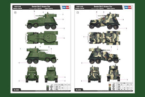Hobby Boss 83838 Soviet BA-3 Armor Car 1/35 – Bild 3