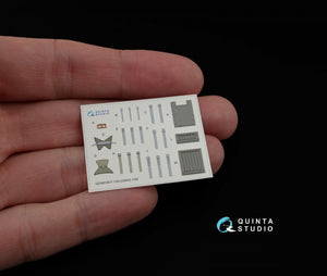 Quinta Studio QD48038 F-15A 3D-Printed &amp;amp; coloured Interior on decal paper (for GWH kit) 1/48 – zdjęcie 9