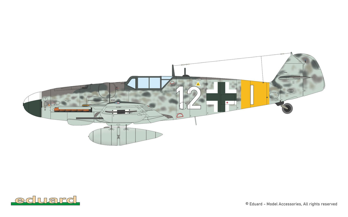 Eduard 70158 Messerschmitt Bf-109 G-5 (Profipack Edition) 1/72 – obrázek 5