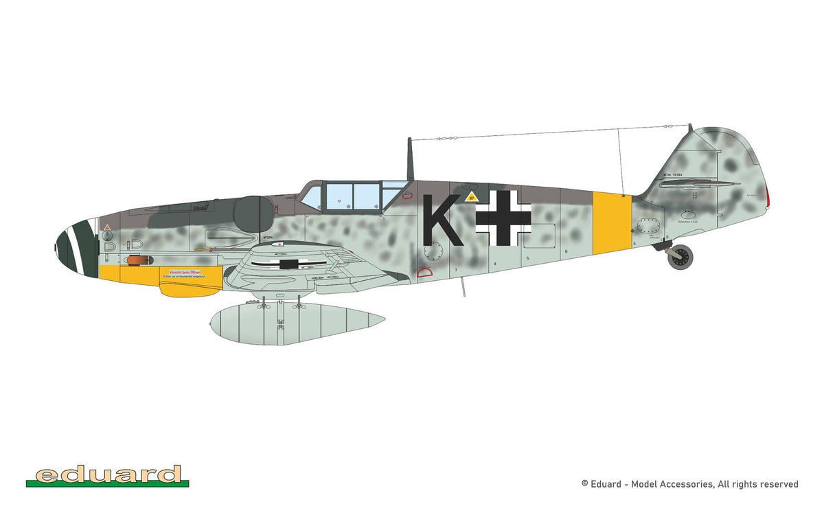 Eduard 70158 Messerschmitt Bf-109 G-5 (Profipack Edition) 1/72 – obrázek 8