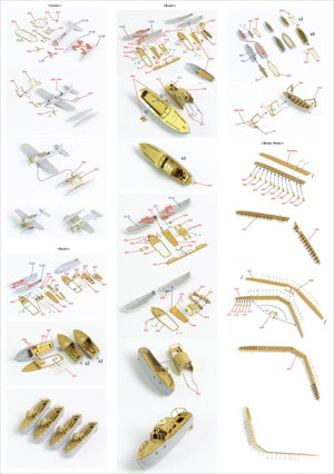 Pontos 35022F1 BISMARCK 1941 Detail Up Set 1/350 – zdjęcie 13
