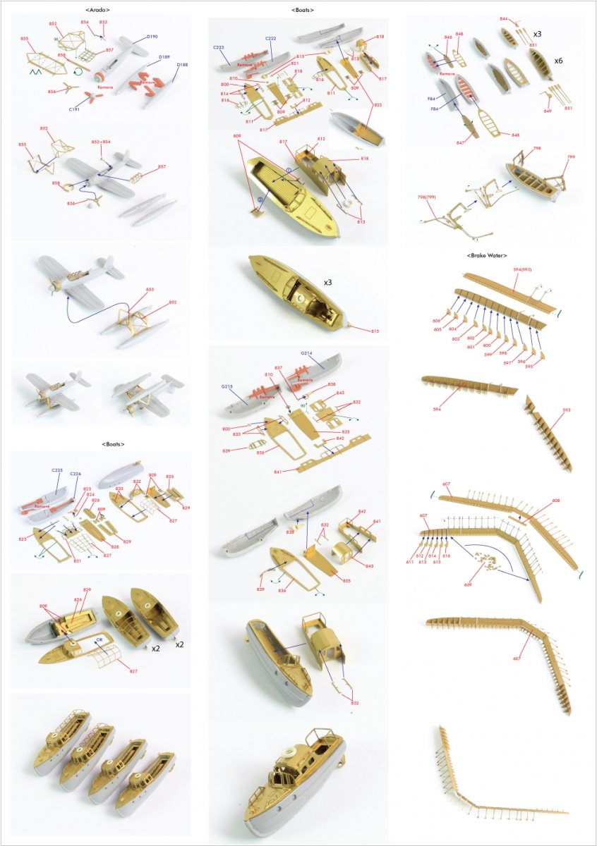 Pontos 35022F1 BISMARCK 1941 Detail Up Set 1/350 – zdjęcie 13
