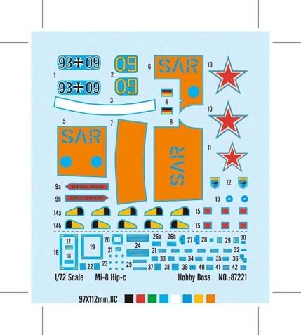 Hobby Boss 87221 Mi-8T Hip-C 1/72 – zdjęcie 2