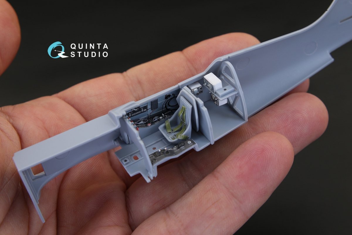 Quinta Studio QD48023 La-9 3D-Printed &amp;amp; coloured Interior on decal paper (for ARK kit) 1/48 – immagine 10