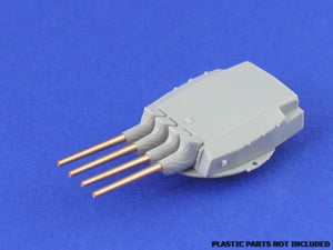 Aber 1/700L-02 Set of 8 pcs 380 mm short barrels for turrets with antiblast covers ships Richelieu, Jean Bart 1/700 – imagen 2