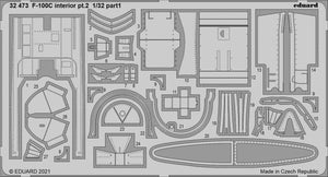 Eduard BIG33136 F-100C PART AND TRUMPETER 1/32 – image 2