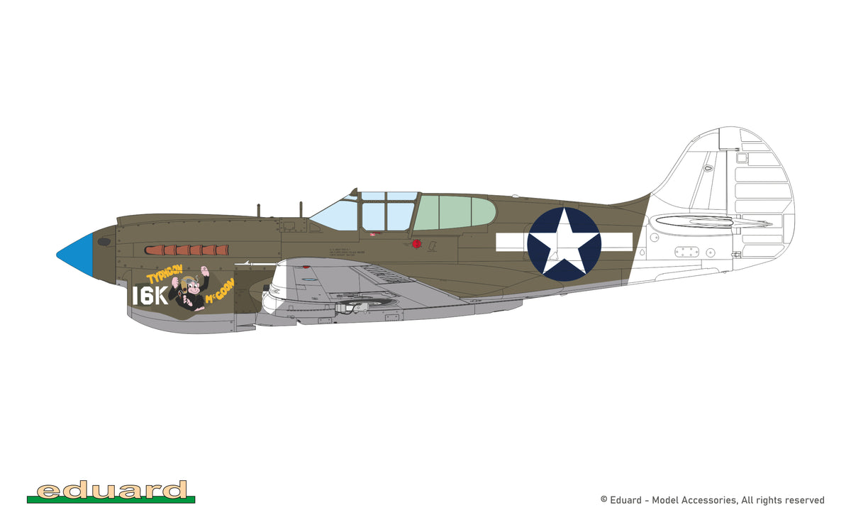 Eduard 82243 P-40K short tail 1/48 – image 3