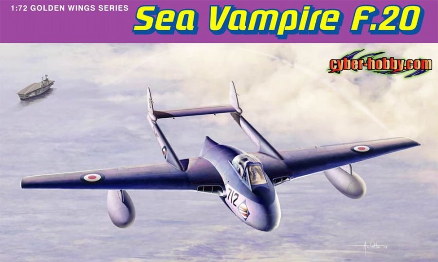 Cyber Hobby 5112 Sea Vampire F.20 1/72