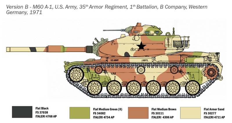 Italeri 7075 M60A1 1/72 – Bild 6