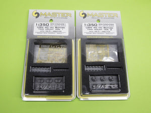 Master SM-350-091 USN 40 mm/56 Bofors twin mount ver.1 / with Mk-51 director - (resin, PE and turned parts) - (6pcs) 1/350 – image 6