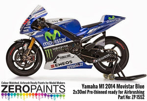 Zero Paints ZP-1552 Yamaha M1 2014 Movistar Blue Paint Set 2x30ml – zdjęcie 3