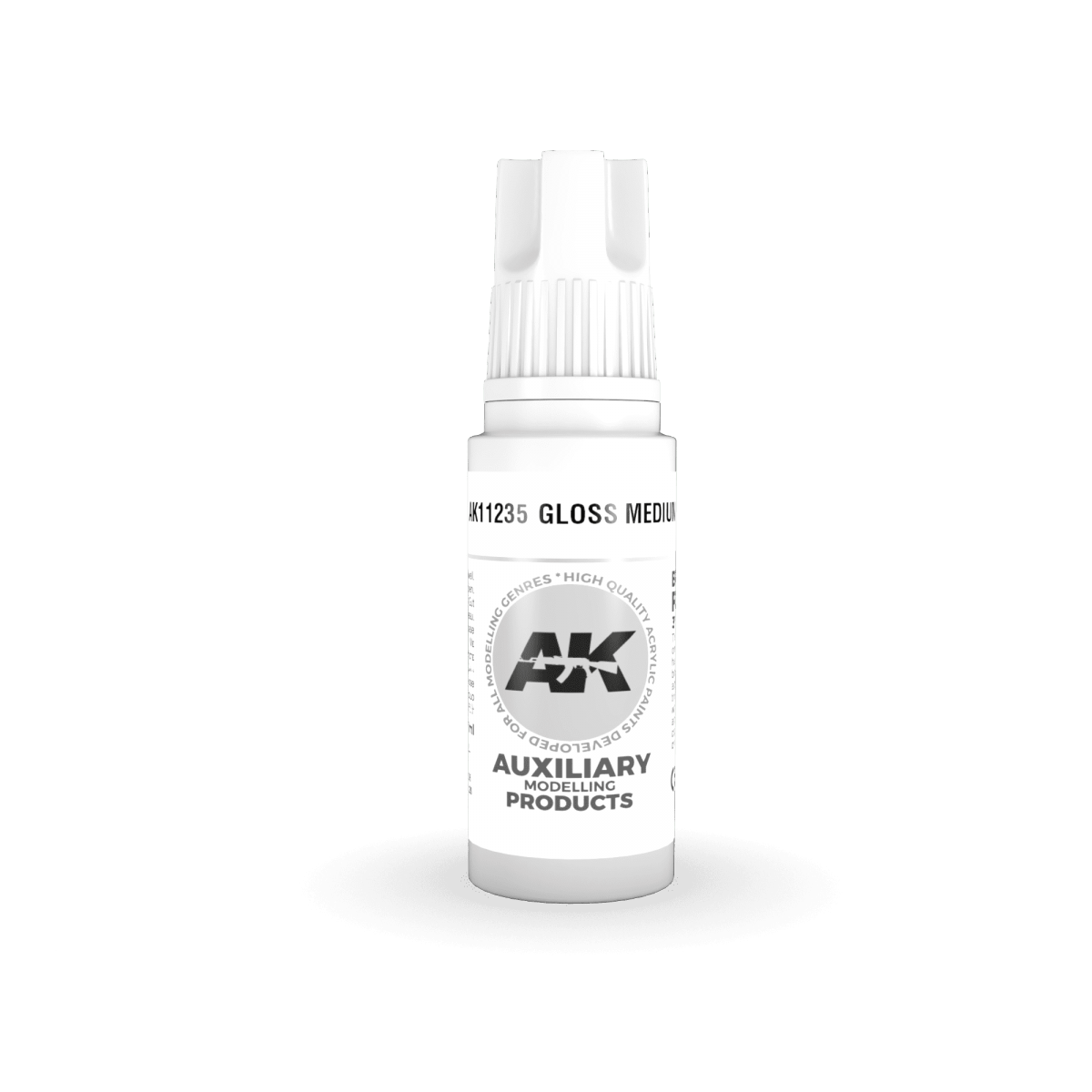 AK Interactive AK11235 GLOSS MEDIUM – AUXILIARY 17ml – zdjęcie 2