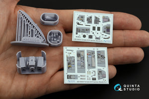 Quinta Studio QDS+48204 Tornado ECR German 3D-Printed &amp;amp; coloured Interior on decal paper (Revell) (small version) (with 3D-printed resin parts) 1/48 – zdjęcie 4