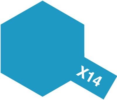Tamiya X14 Sky Blue (81514) Acrylic paint 10ml – zdjęcie 2